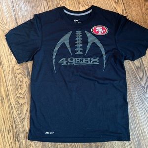 Nike San Francisco 49ers dri fit t-shirt size S